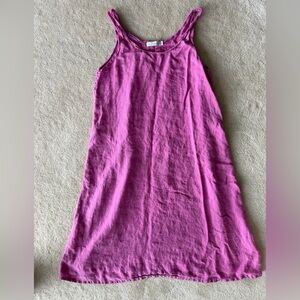 Cut Loose Linen Dress